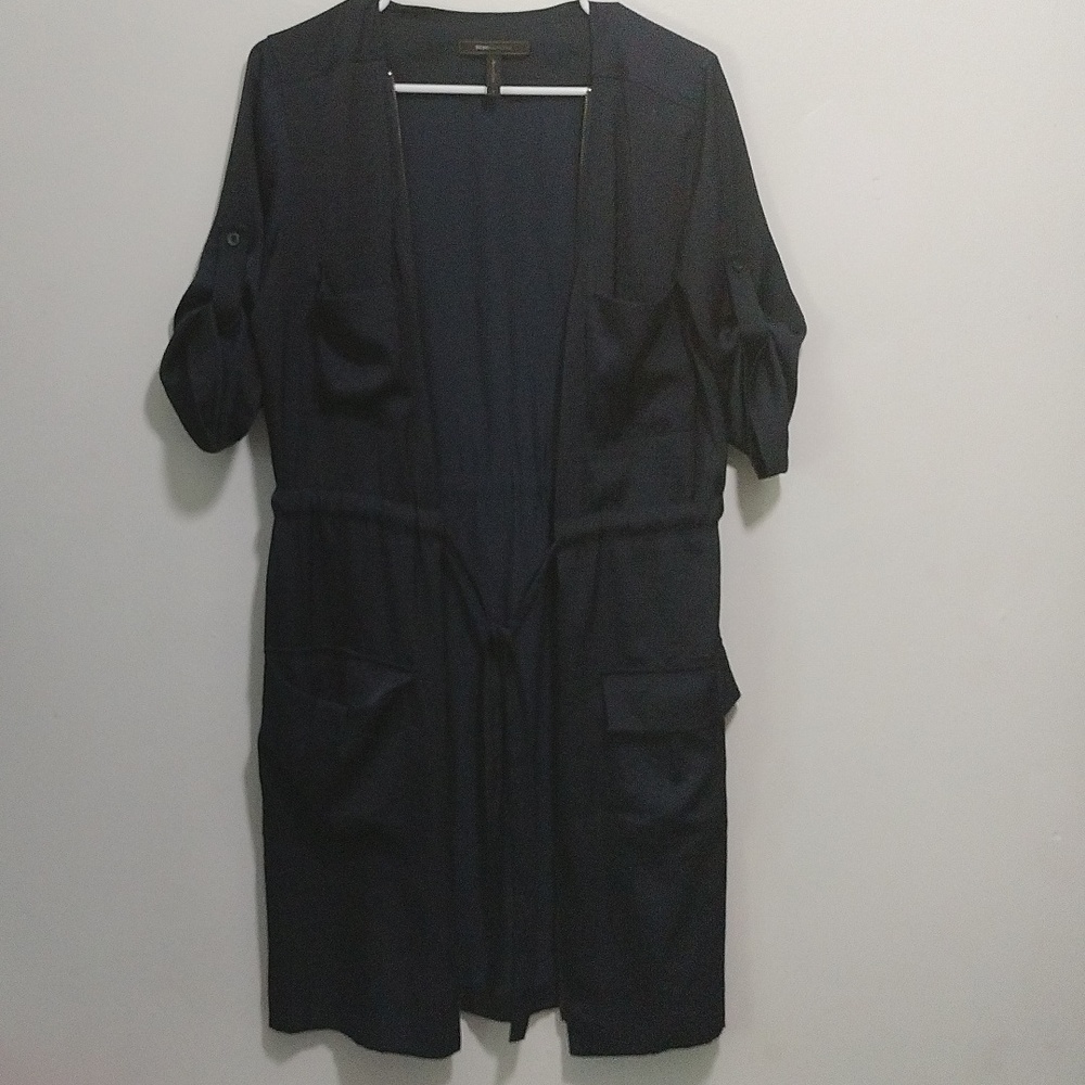 BCBGMAXAZRIA zip up dress size S